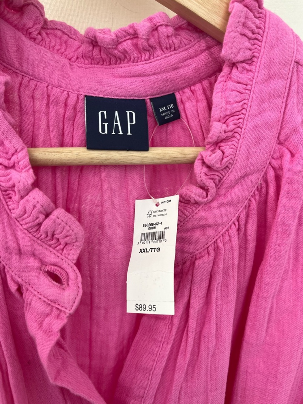 NWT Gap Crinkle Gauze Mini Dress - Picture 4 of 6